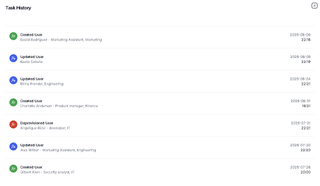 Task History
