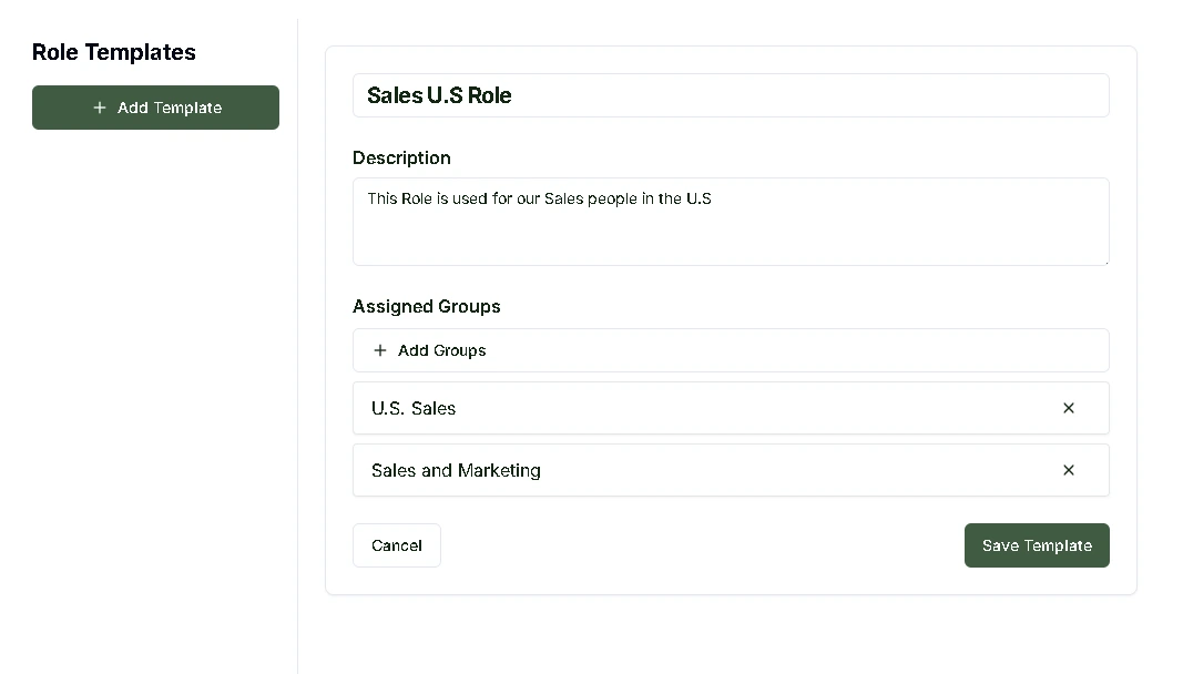 Role Templates