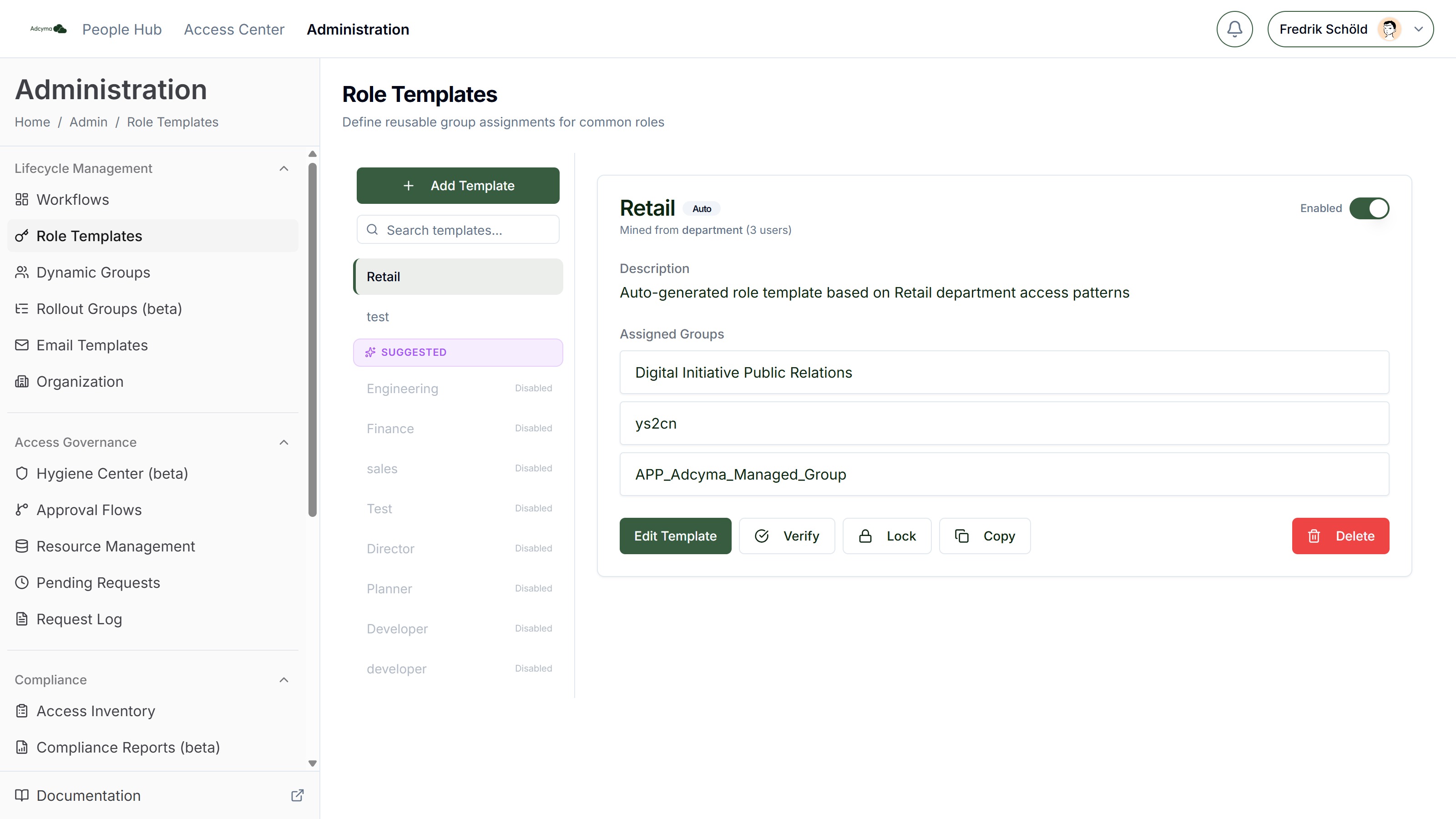 Role Templates